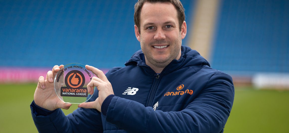 Rowe lands Manager of the Month award Rowe lands Manager of the Month award