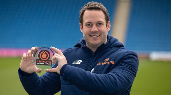Rowe lands Manager of the Month award Rowe lands Manager of the Month award