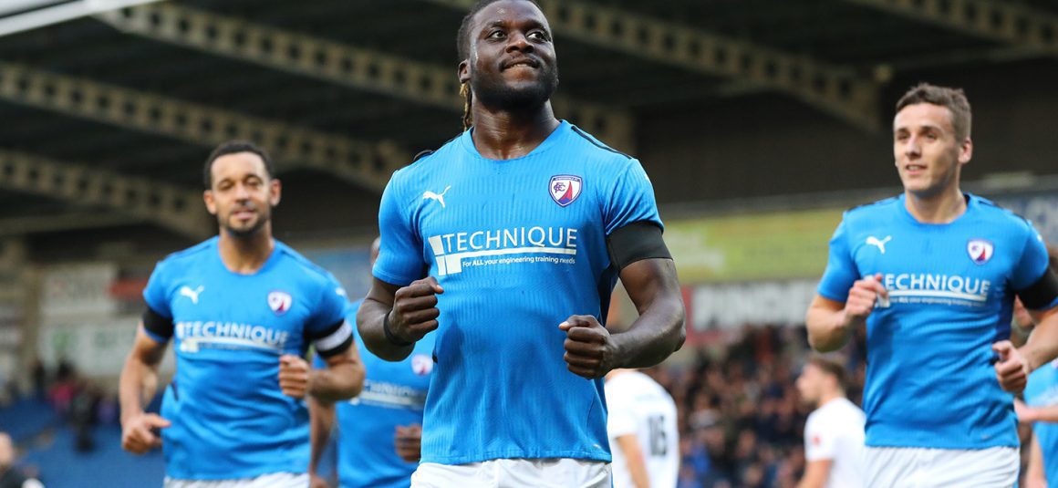Kabongo hat-trick helps Spireites win Kabongo hat-trick helps Spireites win