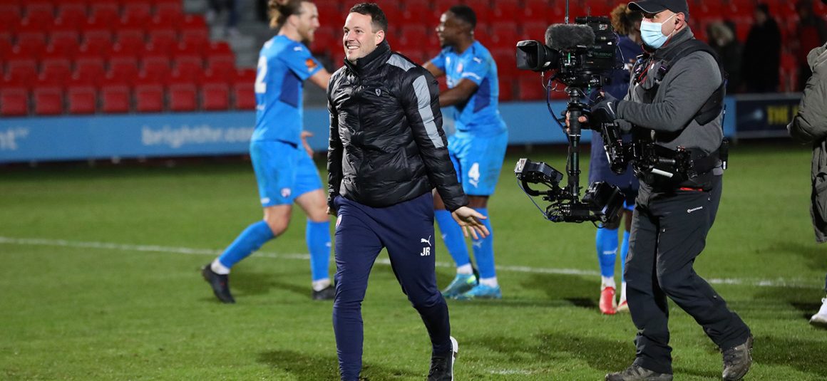 Post-match interview: Salford City (a) Post-match interview: Salford City (a)