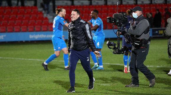 Post-match interview: Salford City (a) Post-match interview: Salford City (a)