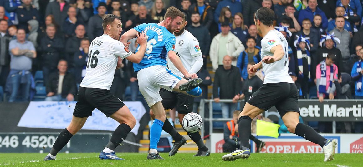 Spireites edged out against Stockport Spireites edged out against Stockport