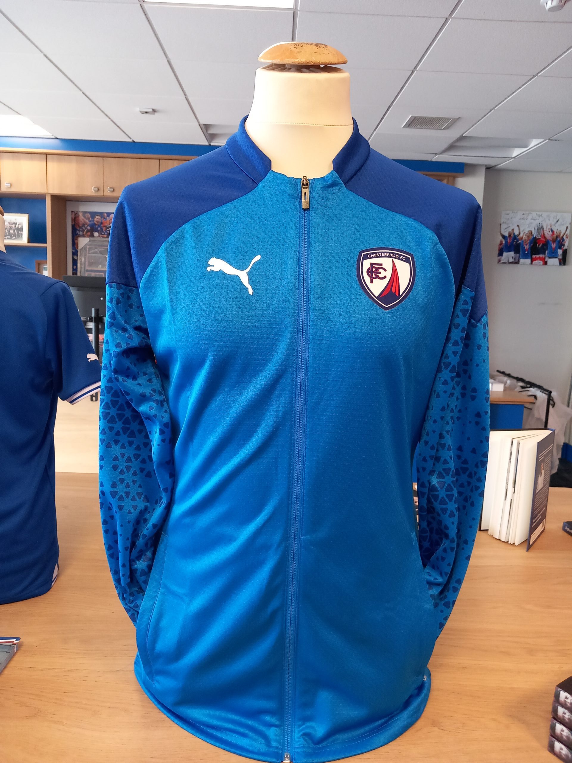 Blue puma deals jacket